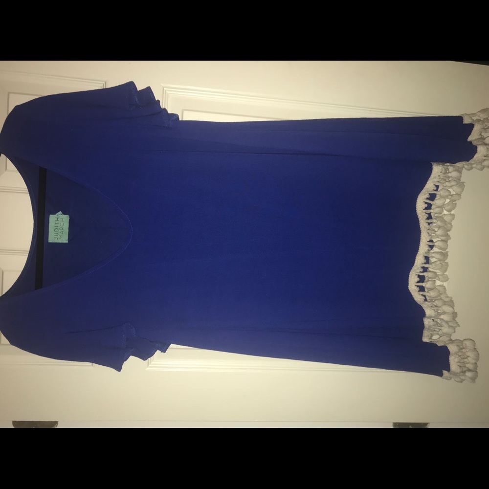Judith Marah blue dress